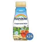 Buy Rainbow Evaporated Milk 270ml Pack of 24 in UAE