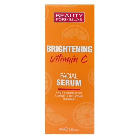 Beauty Formulas Brightening Vitamin C Facial Serum Orange 30ml