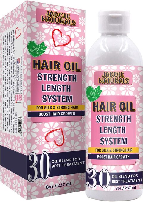 Buy Jadole Naturals Hair Oil For Growth Treatment Strength Length System, Onion  Oil, Argan Oil And 30 Essential Oils With Biotin & Vitamin E This Unique  Formula Is Our Secret For Healthy