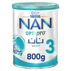Buy Nestle NAN Optipro 3 Growing up Milk From 1 to 3 Years With 2’FL and BL Probiotic 800g in UAE