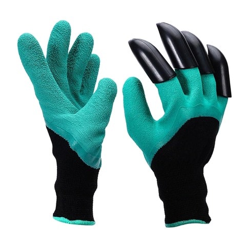 Gt Garden Gloves With Plastic Claws Multicolour