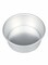 Lihan silver Round Cake Pan Aluminum Alloy Cheese Mousses Cake Mould Kitchen Baking Tool with Removable Base 8inch