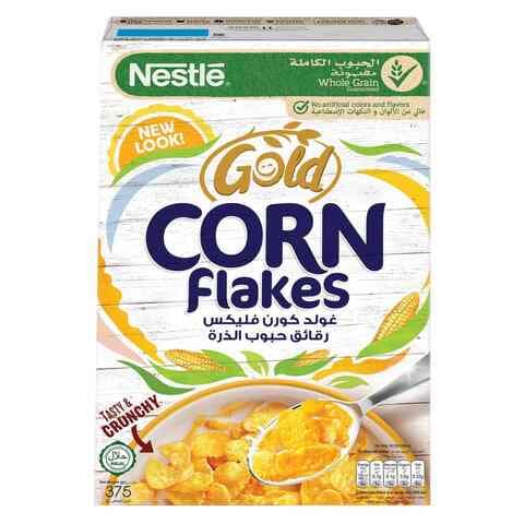 Nestle Gold Corn Flakes Breakfast Cereal 375g