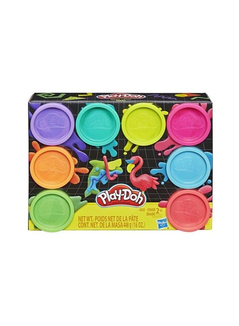 Hasbro Play-Doh Neon Modelling Compound Multicolour 2 Years and above 448g 8 PCS