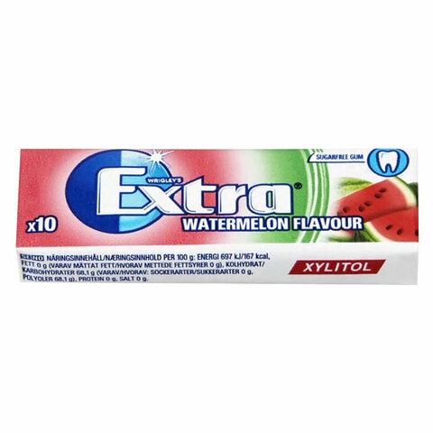 Wrigley&#39;s Extra Watermelon Sugar Free Chewing Gum 14g