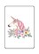 Theodor - Protective Case Cover For Samsung Galaxy Tab A 10.1inch Unicorn &amp; Flower