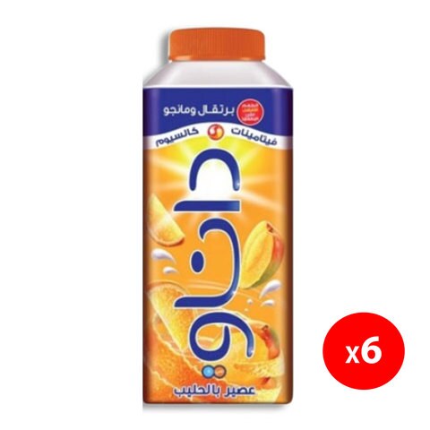 داناو عصير بالحليب برتقال و مانجو 180 مل × 6