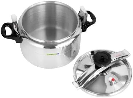 Royalford 5L Stainless Steel Pressure Cooker - Comfortable Handle