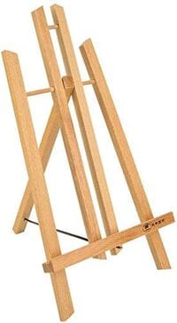 Generic Wood Easel, 4 Size Optional Small Artist Drawing Painting Easel Portable Tabletop Easel Display Stand For Draw Or Display(40cm)