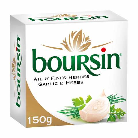 Boursin Soft Cheese Garlic and Herbs 150g