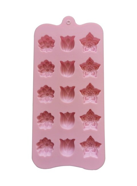 Flower Shape Baking Mold Candy Mold, Silicone Chocolate Molds including Tulip Rose, Ideal for Wedding Festival Parties &amp; Novelty Gift Molds