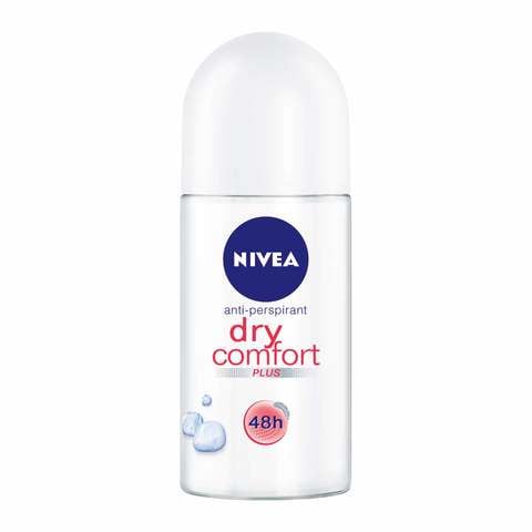 NIVEA Antiperspirant Roll-on for Women, 48h Protection, Dry Comfort Quick Dry,50ml