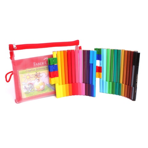 Faber Castell Coloring Pencil 24 + Drawing Book
