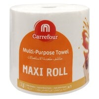 Carrefour MultiFunction Kitchen Towels 2 Ply 500 Sheets 1 Roll