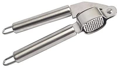 Generic - Stainless Steel Home Kitchen Mincer Tools Garlic Press Crusher Squeezer Masher