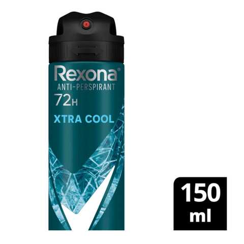 Buy REXONA MEN  Antiperspirant Deodorant Spray, 72 Hour Sweat  Odor Protection*, Xtra Cool, With Motionsense Technology, 150ml in Saudi Arabia