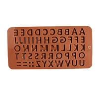 Thin ABC Alphabet Birthday Silicone Mold Candy Chocolate Mould Xmas Cake Maker,LODN046