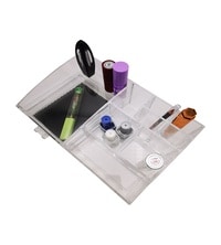 Clear Cosmetic Box with Drawers Acrylic Makeup Organizer Compartment Jewelry Storage Display Case for Girl Makeup Tools
