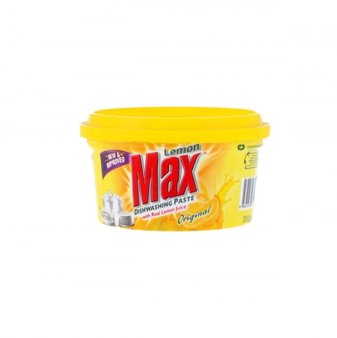 Lemon Max Dishwashing Paste Yellow, Original, 200g