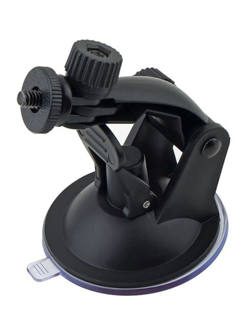 Generic - Car Suction Cup Mount Holder With Tripod Adapter For Gopro Hero 3/2/1 Camera Black