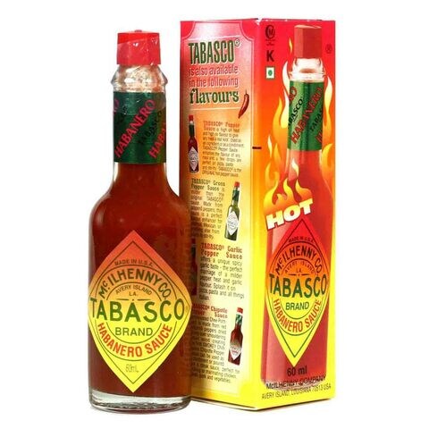 Buy Tabasco Habanero Sauce 60ml Online - Shop Food Cupboard on