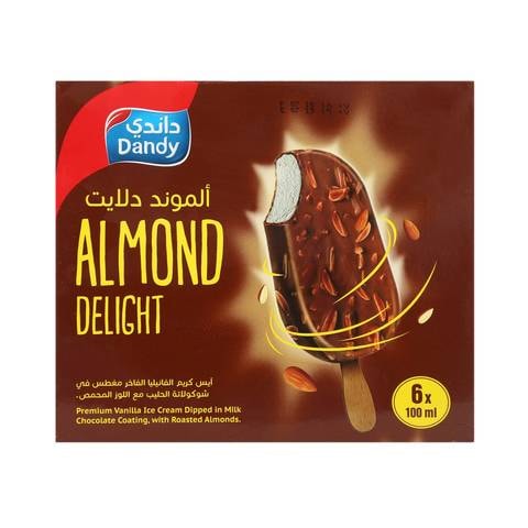 Dandy Almond Delight Ice Cream 100mlx6