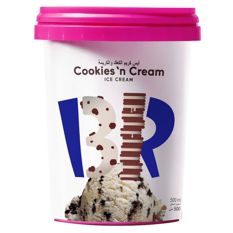 Baskin Robbins Cookies And Cream Ice Cream 500ml