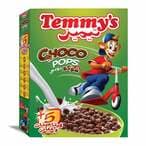 Buy Temmys Choco Pops Cereal box - 250 grams in Egypt
