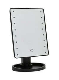 Makeup Mirror With Built In LED Lights Black