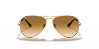 Ray-Ban Aviator Gradient Unisex Full Rim Pilot Metal Gold Sunglasses RB3025-001/51-58