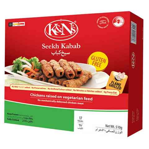 K&amp;N&#39;s Seekh Kabab 510g