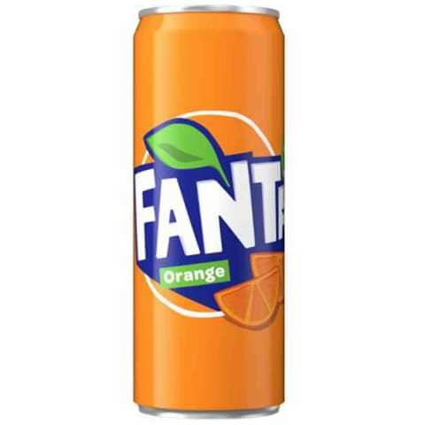Fanta Drink Orange Flavor 250 Ml