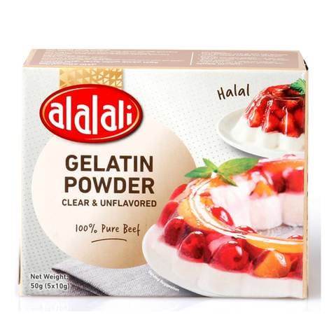 Al Alali Clear And Unflavored Beef Gelatine Powder 50g