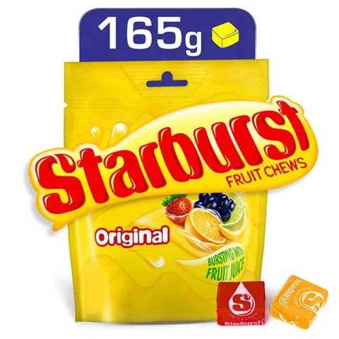 Starburst Fruit Chews Original 165 Gram