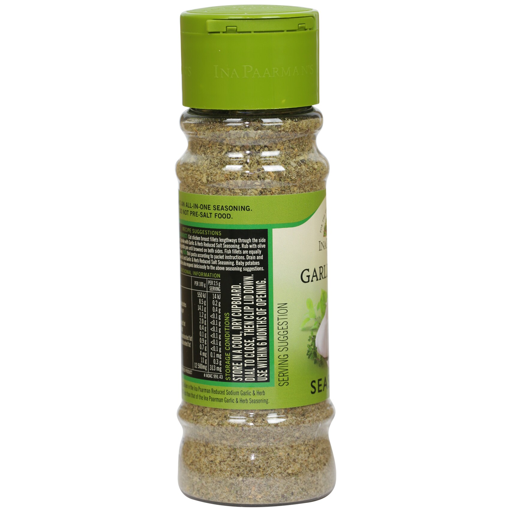 Buy Ina Paarman's Kitchen Garlic and Herb Seasoning 220ml Online Shop