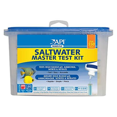 Buy API SALTWATER MASTER TEST KIT 550-Test Saltwater Aquarium Water Test Kit in UAE