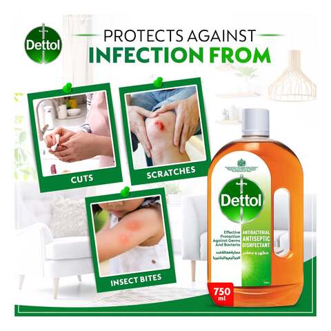 Dettol Anti-Bacterial Antiseptic Disinfectant 750ml