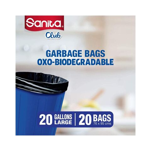 Sanita Club Garbage Bags 50 Gallon 3&#39;s
