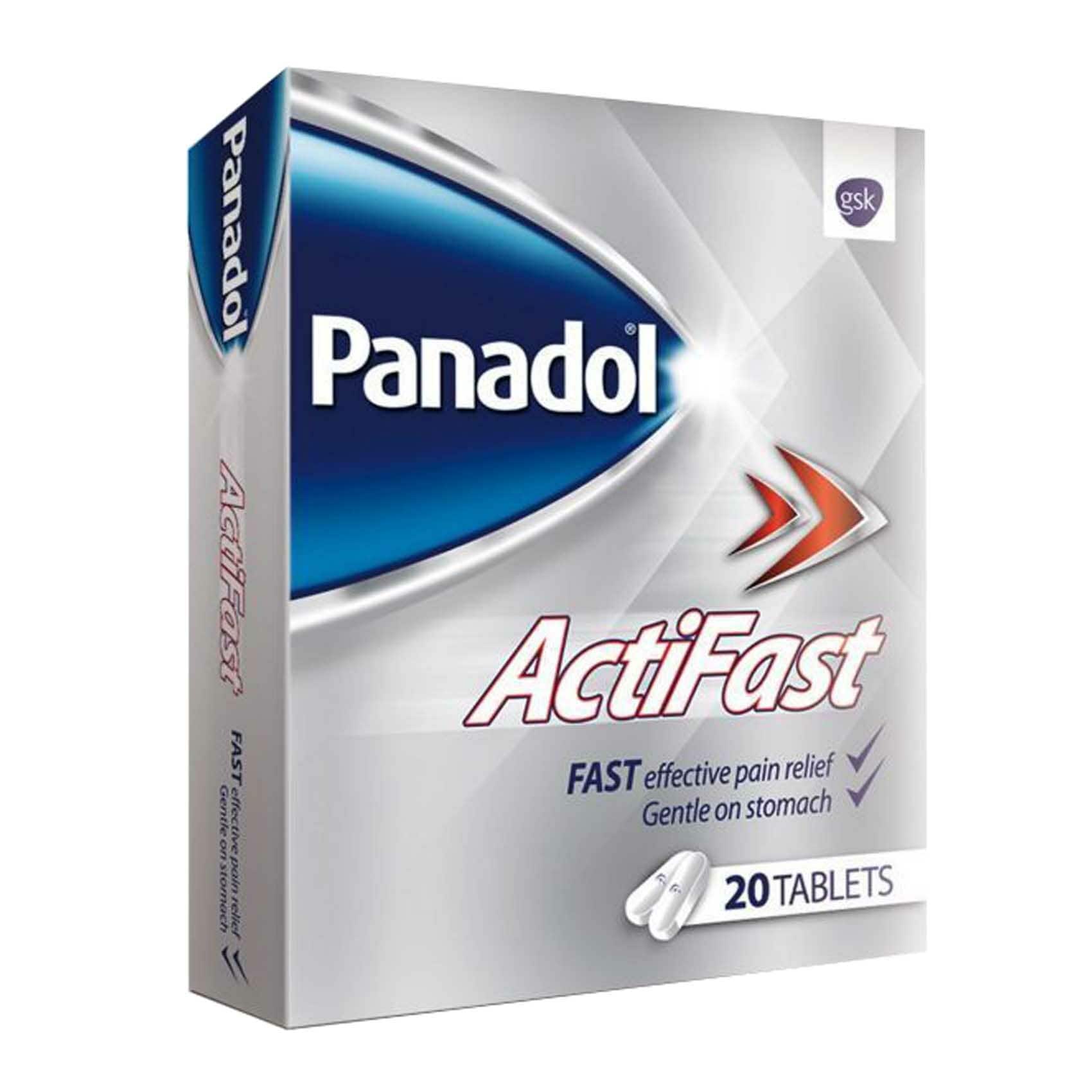 Buy Panadol Active Fast Tablets x20 Online Shop Health & Fitness on