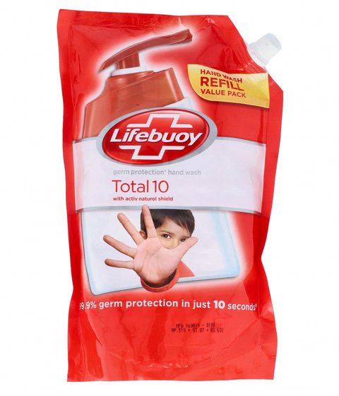 Lifebouy Total 10 Germ Protection Liquid Handwash Pouch 1litre