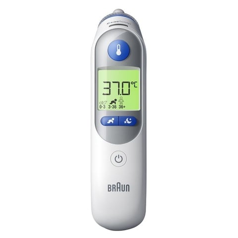 Buy Braun ThermoScan 7 Ear Thermometer With Age Precision Colour Coded  Display and Night Blue IRT 6525 Online - Shop Health & Fitness on Carrefour  UAE