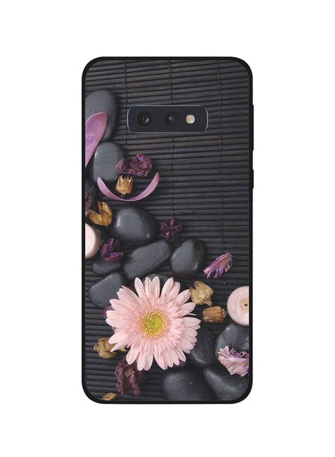 Theodor - Protective Case Cover For Samsung Galaxy S10E Flowers &amp; Stones