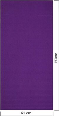 Sky Land Unisex Adult Yoga Mat Em-9308-P - Purple, L 61 X W 13 X 13 Cm