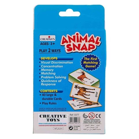 Creative&#39;s Animal Snap Flash Card Game