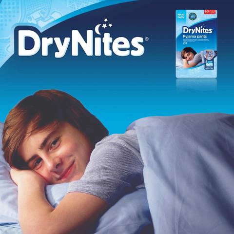 Huggies Drynites Pyjama Pants 8-15 Years 27-57kg For Boy 13 Count