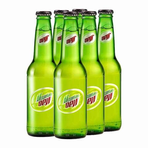 Mountain Dew Carbonated Soft Drink 250ml Pack of 6