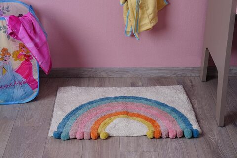 Rainbow Shaped Kids Bath Mat