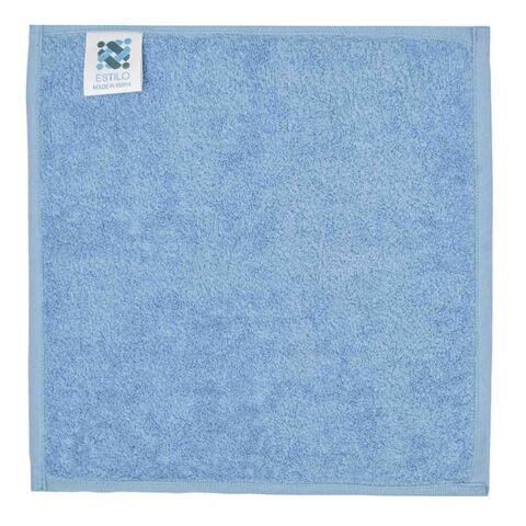 Buy King's Collection Alem Face Towel 30x30 Light Blue Online