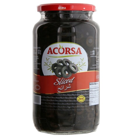Acorsa Sliced Black Olives 950g
