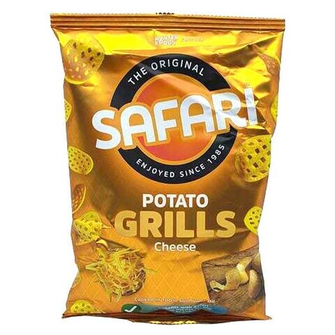 Safari Grills Cheese Potato Chips 60g